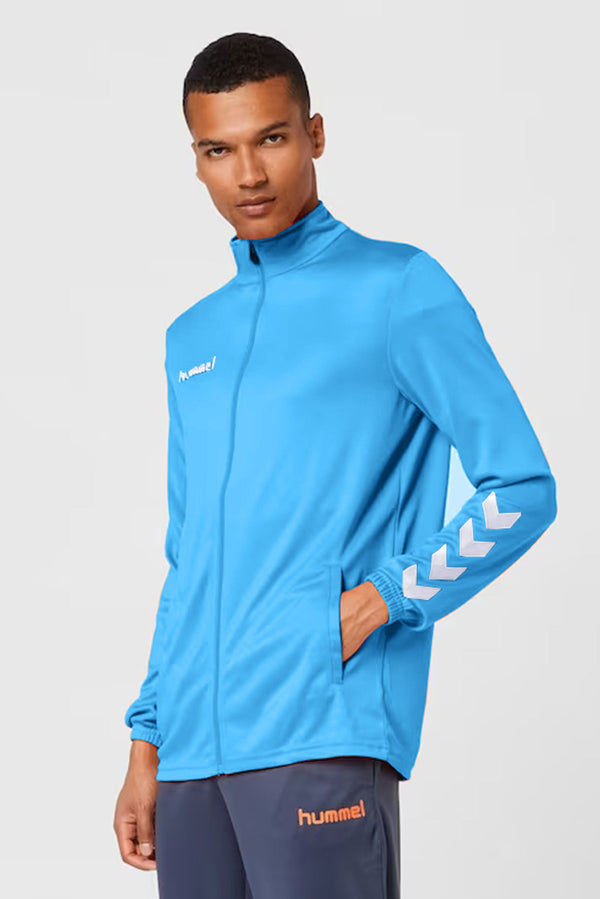 Elo Hummel Men's Activewear Sports Zipper Jacket Red