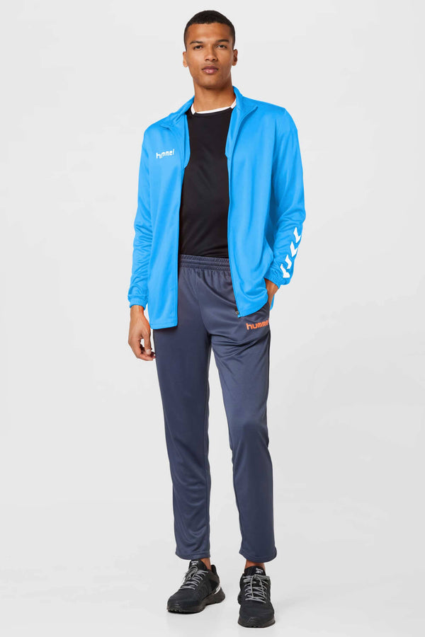 Elo Hummel Men's Activewear Sports Zipper Jacket Red