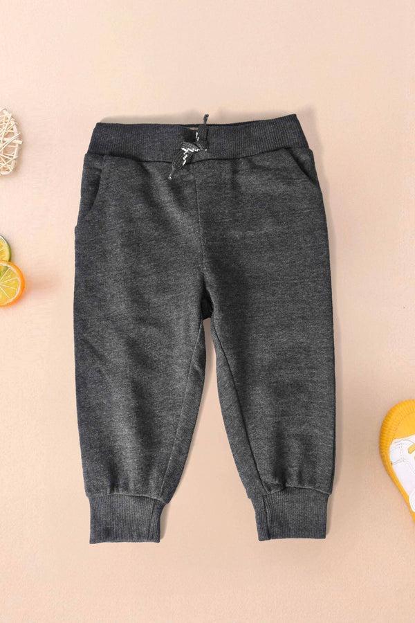 Elo Huntington Kid's Dresden Terry Jogger Pants Charcoal
