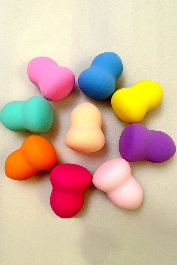 Elo Hydrophilic Non Latex Sponge Powder Puff Orange