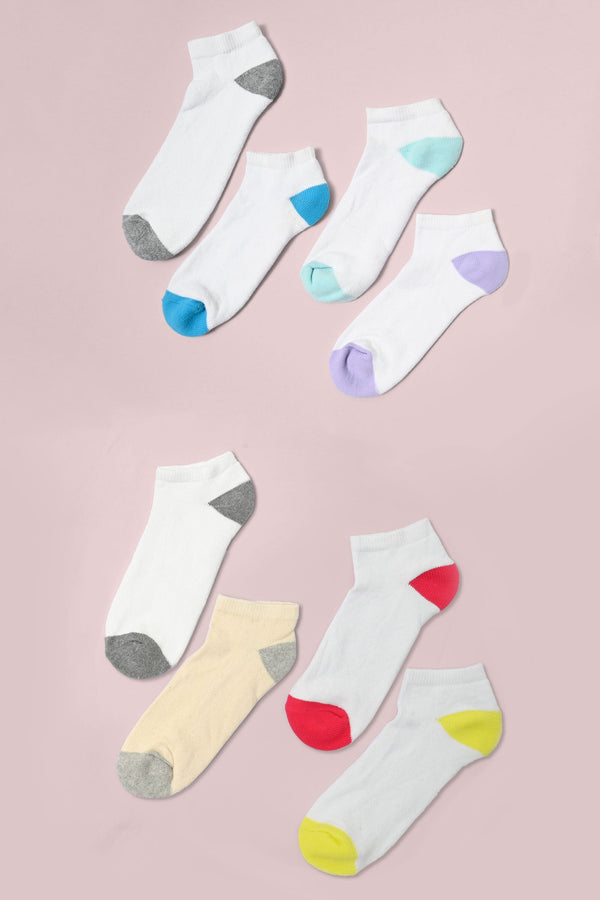 Elo Identic Men's Low Cut Terry Socks - Pack Of 3 White