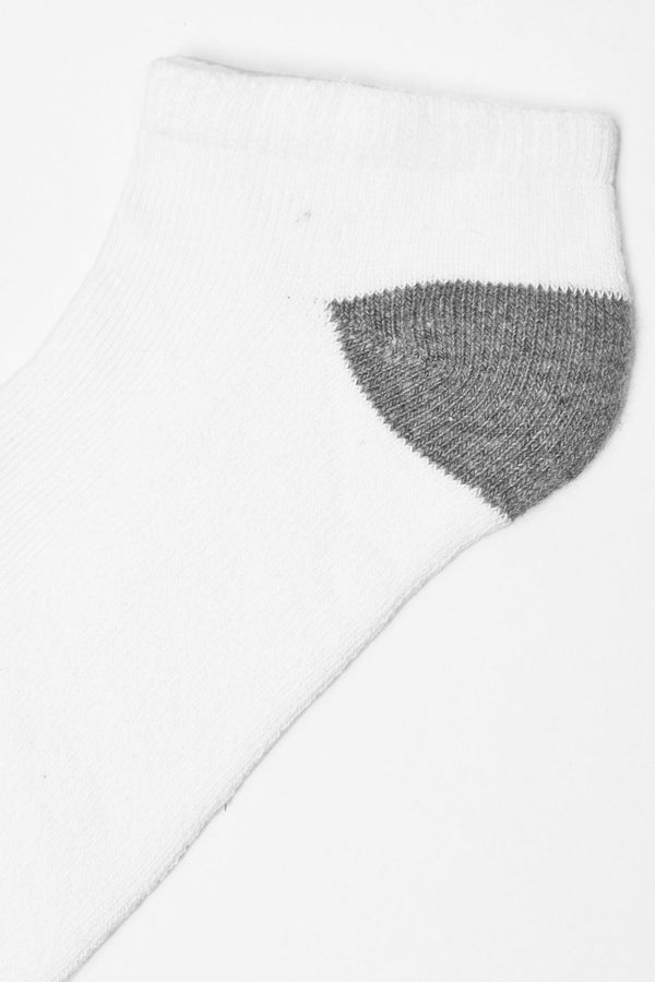 Elo Identic Men's Low Cut Terry Socks - Pack Of 3 White