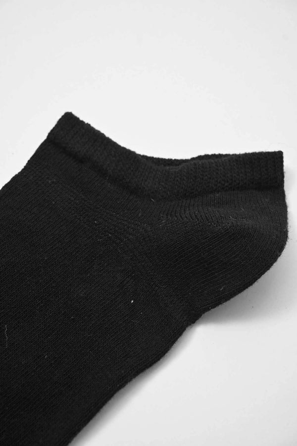 Elo Identic Men's Premium Low Cut Socks - Pack Of 3 Black