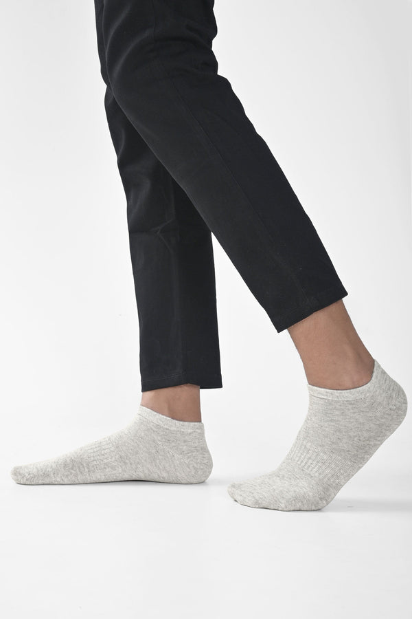 Elo Identic Men's Salford Low Cut Socks - Pack Of 3 White