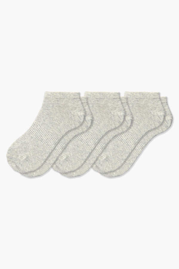 Elo Identic Men's Salford Low Cut Socks - Pack Of 3 White