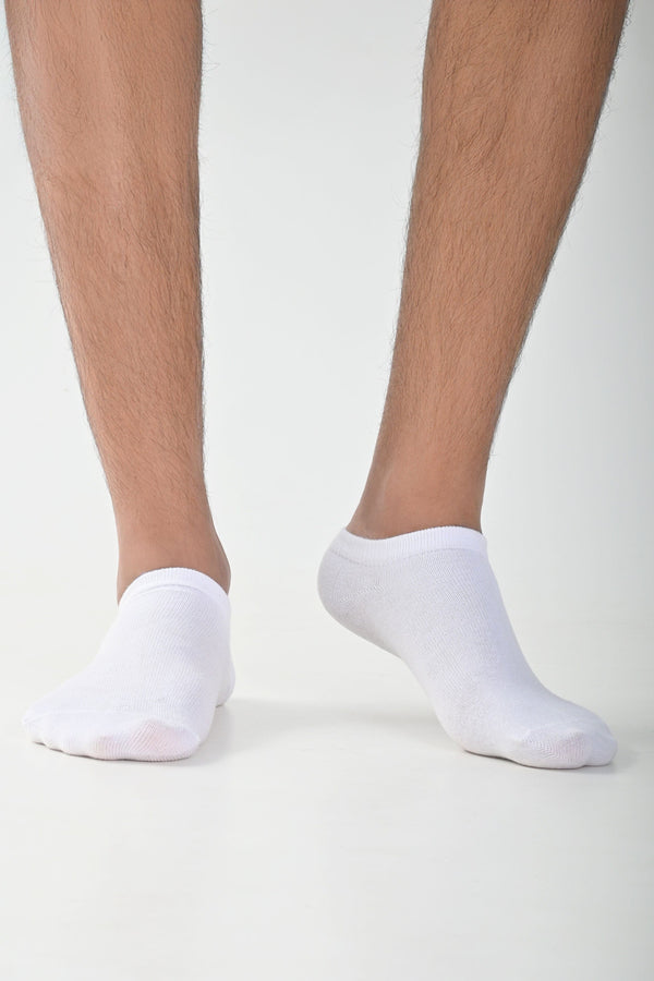 Elo Infinity Men's Low Cut Hobart Socks - Pack Of 3 White