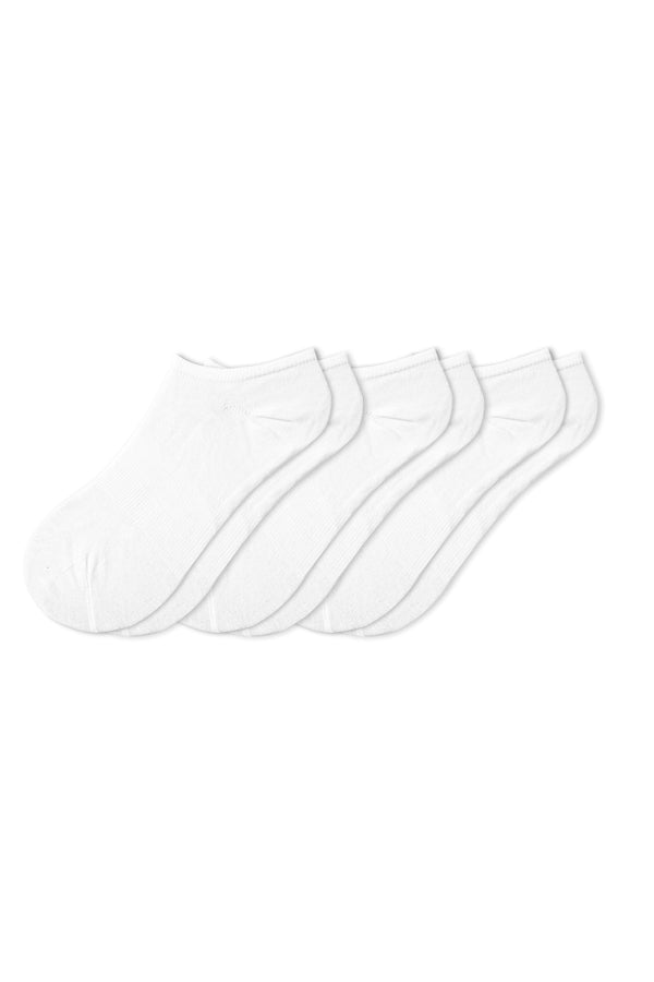 Elo Infinity Men's Low Cut Hobart Socks - Pack Of 3 White