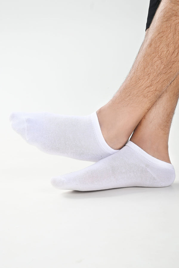 elo Infinity Men's Low Cut Hobart Socks - Pack Of 3 White