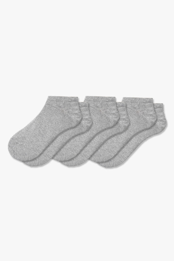 Elo Infinity Men's Low Cut Socks - Pack Of 3 Cool Grey
