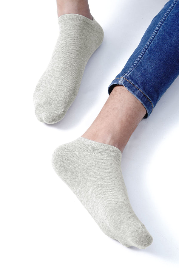 elo Infinity Men's Low Cut Socks - Pack Of 3 Cool Grey