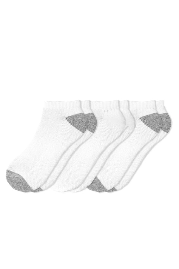 Elo Infinity Men's Wels Low Cut Socks - Pack Of 3 White