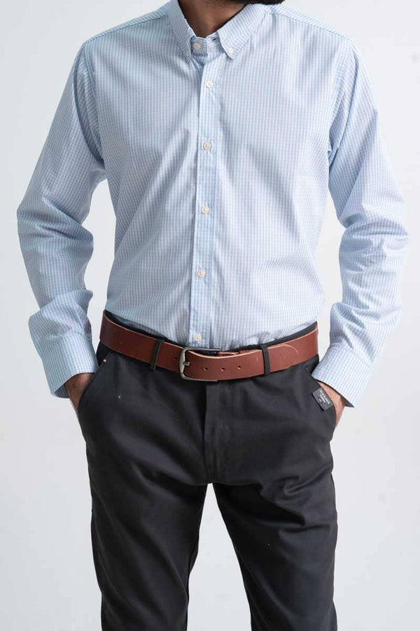 Elo Jamclo Originals Men's Button Down Casual Shirt Sky