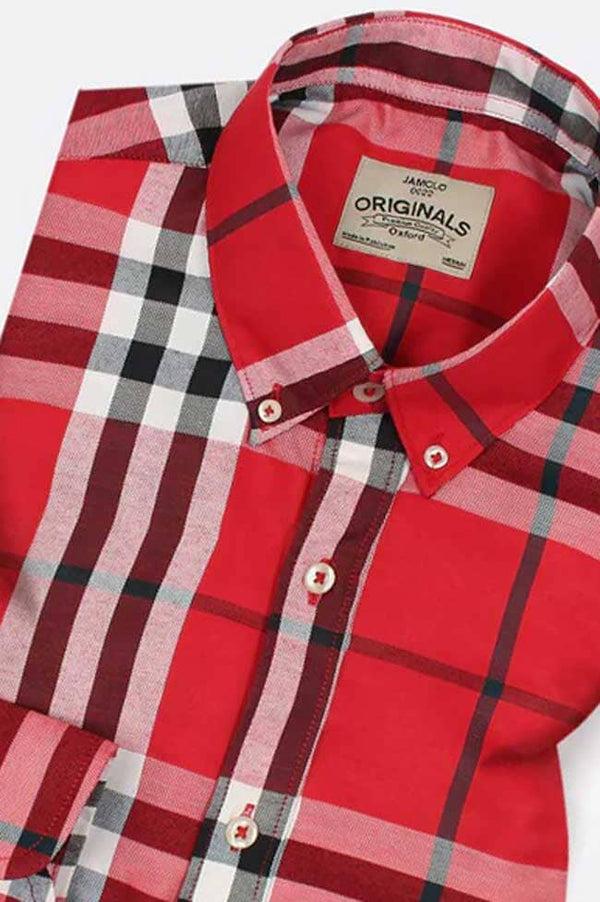 Elo Jamclo Originals Men's Checked Casual Shirt Blue