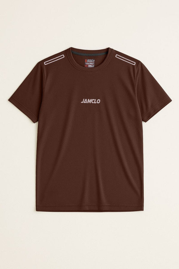 Elo Jamclo Originals Men's Dry Fit Printed Activewear Tee Shirt Black