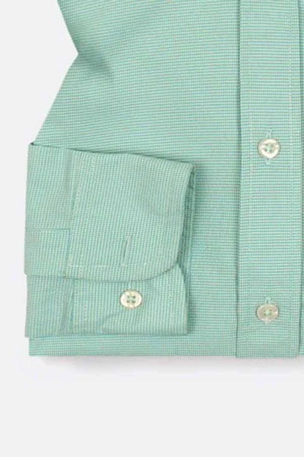 Elo Jamclo Originals Men's Mini Grid Casual Shirt Green