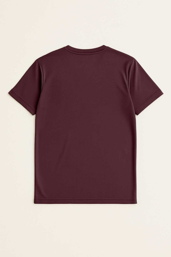 Elo Jamclo Originals Men's Reflective Logo Activewear Tee Shirt Brown