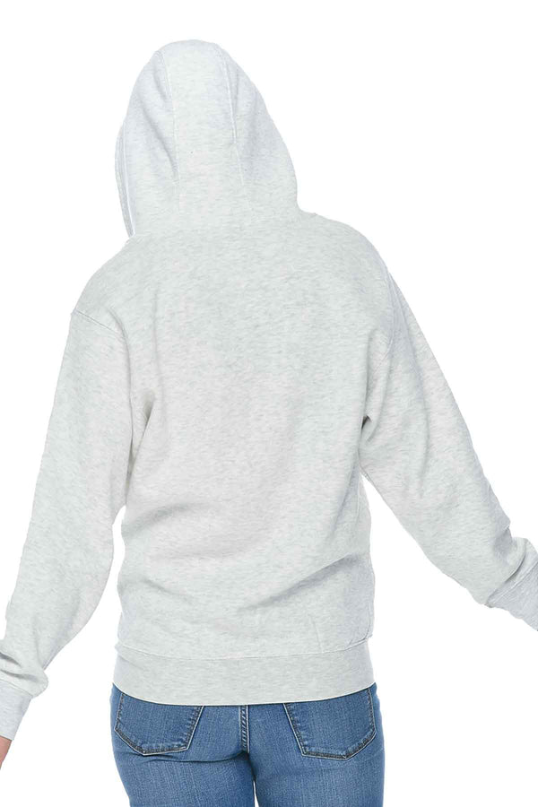 Elo Janina Women's Fleece Zipper Hoodie Heather Grey