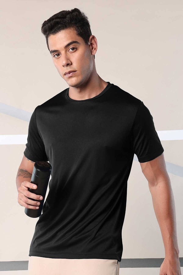 Elo Jay Cee Men's Basic Dry Fit Activewear Tee Shirt Grey