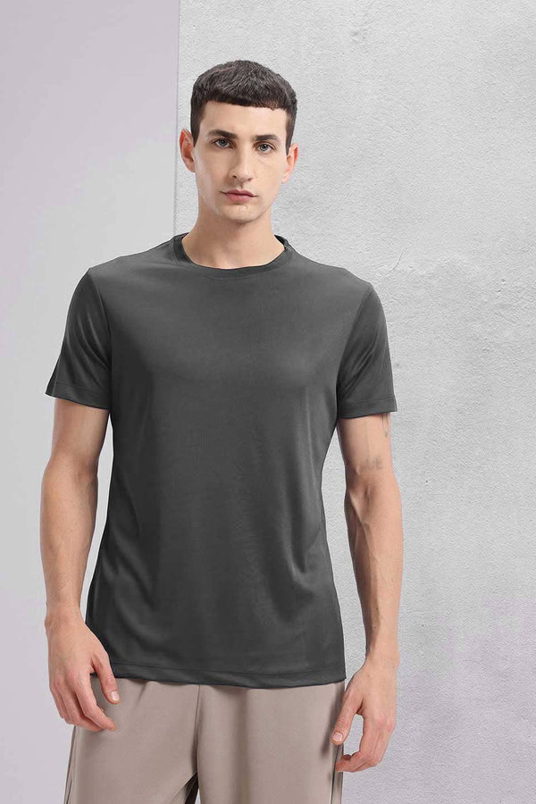 elo Jay Cee Men's Dry Fit Activewear Tee Shirt Graphite