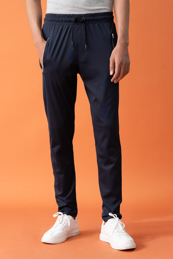 Elo Jay Cee Men's Four-Way Stretchable Activewear Trousers Black