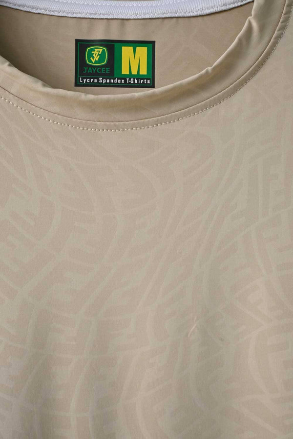 Elo Jay Cee Men's Textured Dry Fit Activewear Tee Shirt Grey