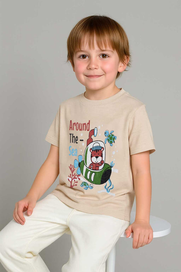 Elo Junior Max 21 Boy's Around The Sea Tee Shirt Skin