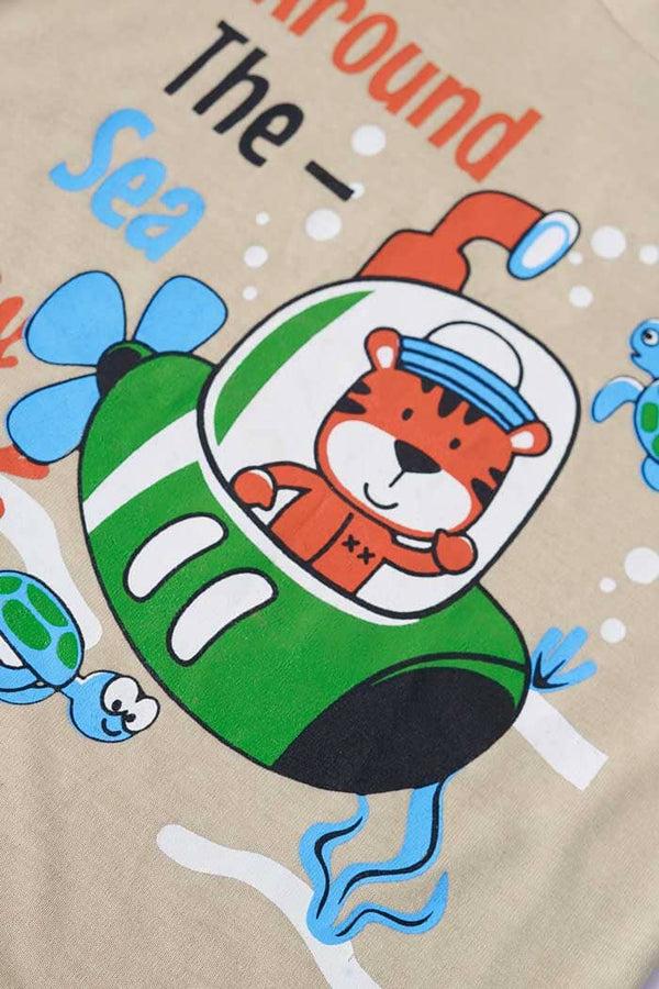 Elo Junior Max 21 Boy's Around The Sea Tee Shirt Skin