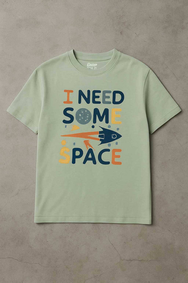 Elo Junior Max 21 Boy's I Need Some Space Tee Shirt Orange