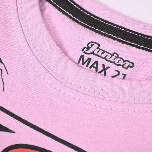 Elo Junior Max 21 Kid's Superman Printed Tee Shirt Laveder