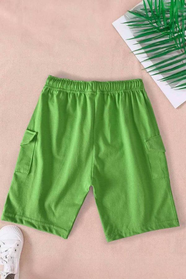 elo Junior Republic Kid's Double Side Pockets Shorts Green