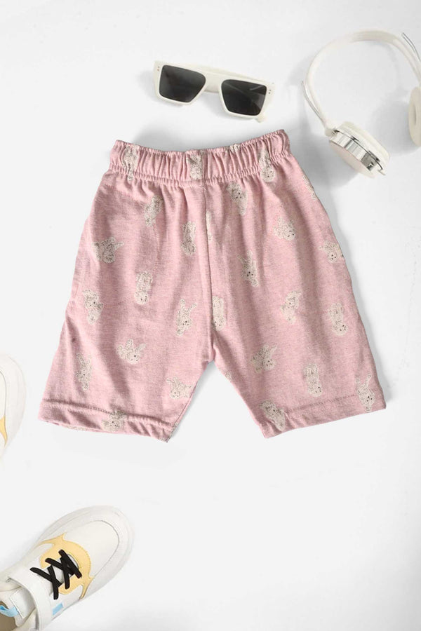 Elo Junior Republic Kid's Kericho Printed Shorts Light Plum