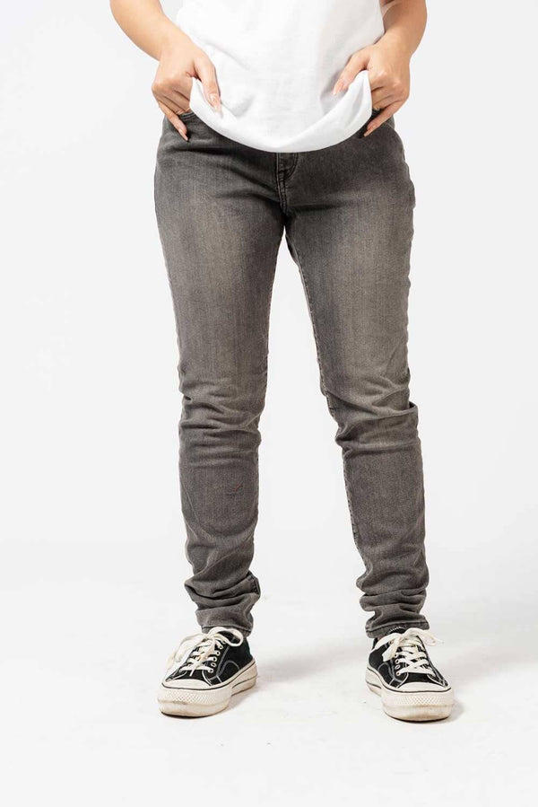 elo Kiabi Eco Women's Tsumeb Skinny Fit Denim Charcoal