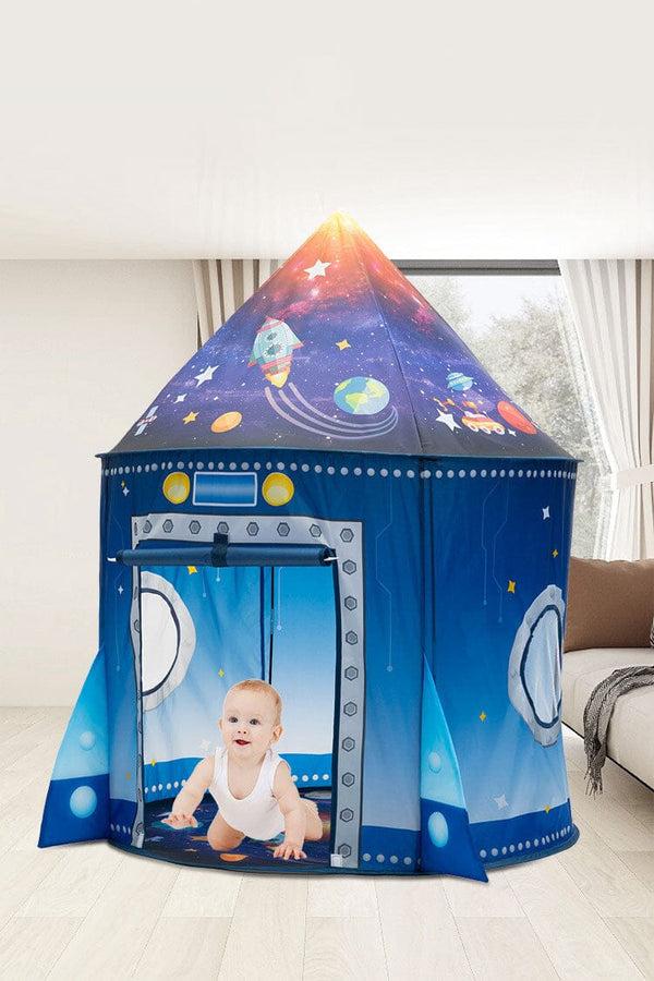 Elo Kid's Collapsible Spaceship Playhouse Tent Pink & White