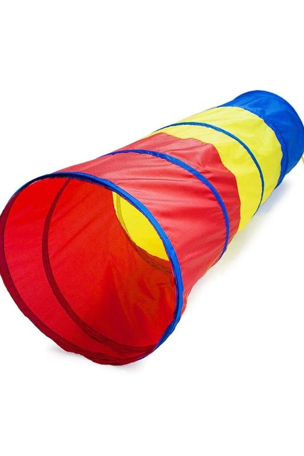 Elo Kid's Madison Foldable Crawling Tunnel Red & Blue