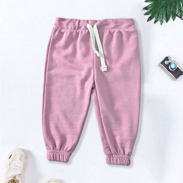 elo Kid's Solid Design Linz Terry Jogger Pants Lilac