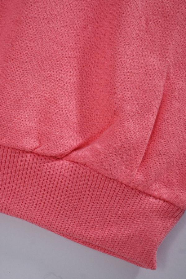 Elo Kiki & Koko Girl's Choose To Be Happy Printed Fleece Sweat Shirt Pink