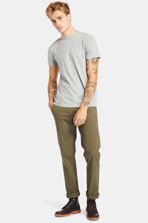 elo LE Men's Short-Sleeve Tee - 100% BCI Combed Cotton Perfection Heather Grey