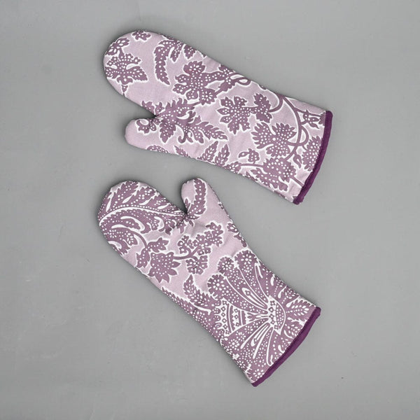 elo Lelystad Cotton Heat Resistant Oven Gloves Pair