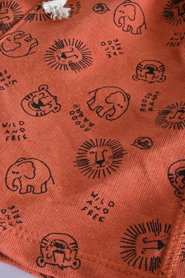 Elo LFT Baby Kid's Wild And Free Printed Terry Shorts
