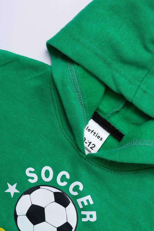 Elo LFT Boy's Soccer Champ Fleece Pullover Hoodie Green