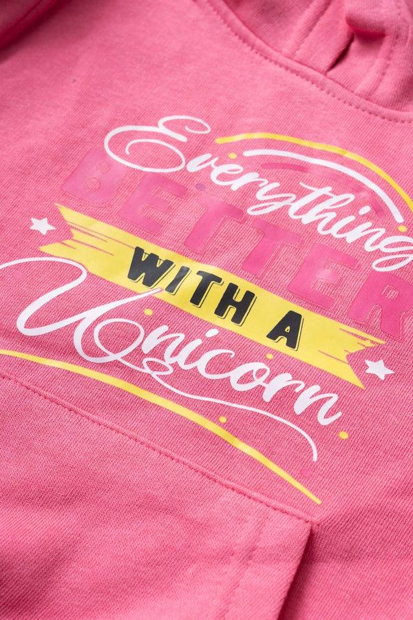Elo LFT Girl's Everything Better Pullover Hoodie Pink
