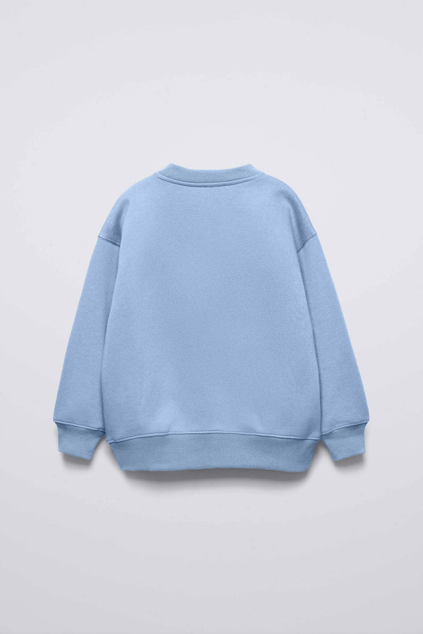 Elo LFT Girl's Little Miss Sunshine Fleece Sweat Shirt Sky