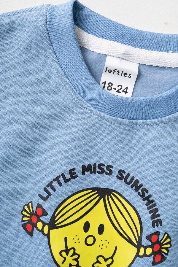 Elo LFT Girl's Little Miss Sunshine Fleece Sweat Shirt Sky