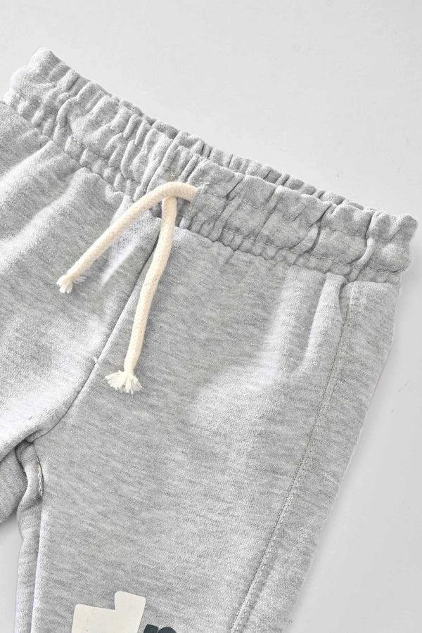 Elo LFT Kid's Cool Vibes Printed Terry Jogger Pants Heather Grey