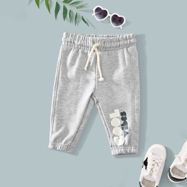 elo LFT Kid's Cool Vibes Printed Terry Jogger Pants Heather Grey