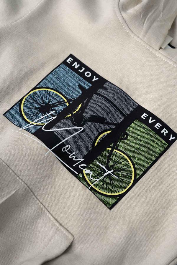 Elo LFT Kid's Enjoy Every Moment Pullover Hoodie Beige