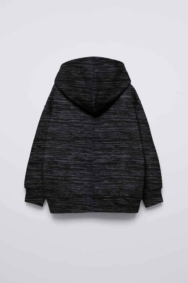 Elo LFT Kid's Fleece Graz Pullover Hoodie Black Marl