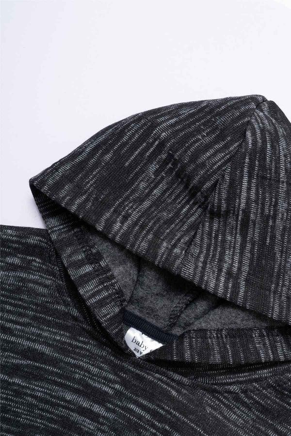 Elo LFT Kid's Fleece Graz Pullover Hoodie Black Marl