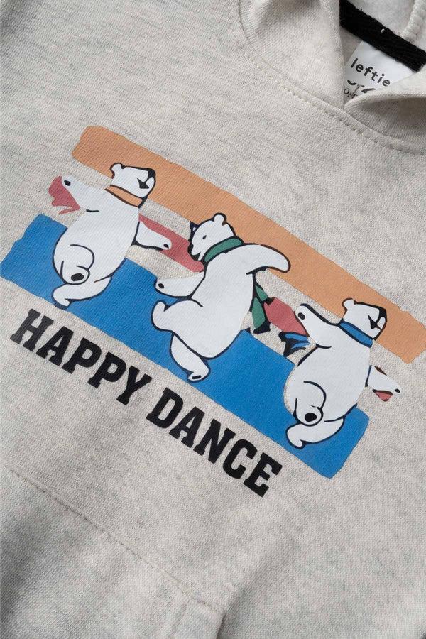 Elo LFT Kid's Happy Dance Printed Pullover Hoodie Oatmeal