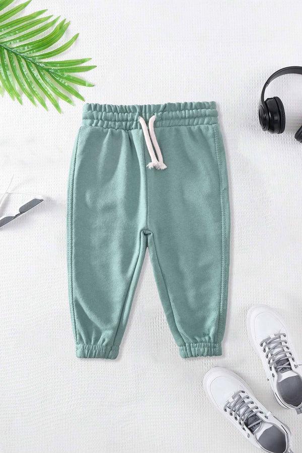 Elo LFT Kid's Solid Design Terry Jogger Pants Turquoise